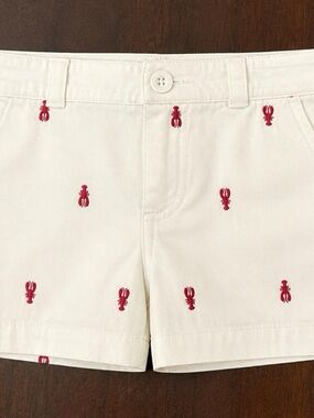 Kaisely Lobster Embroidered Shorts Size 5